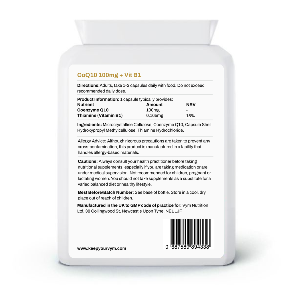 CoQ10 100mg + Vit B1