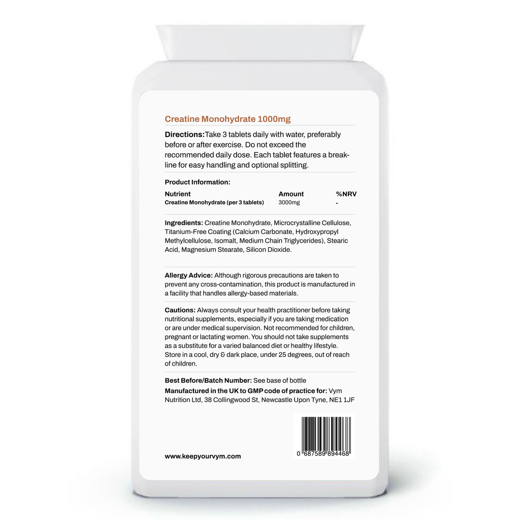 Creatine Monohydrate 1000mg