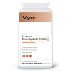 Vym Creatine Monohydrate 1000mg tablets, 90-count, for strength training past 50