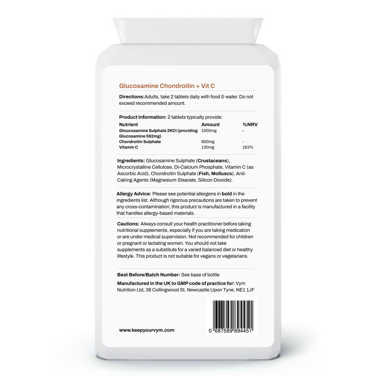 Glucosamine Chondroitin + Vit C