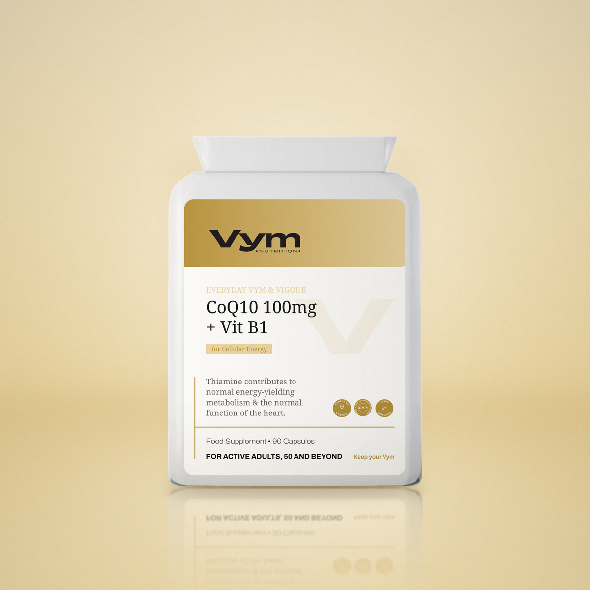 CoQ10 100mg + Vit B1