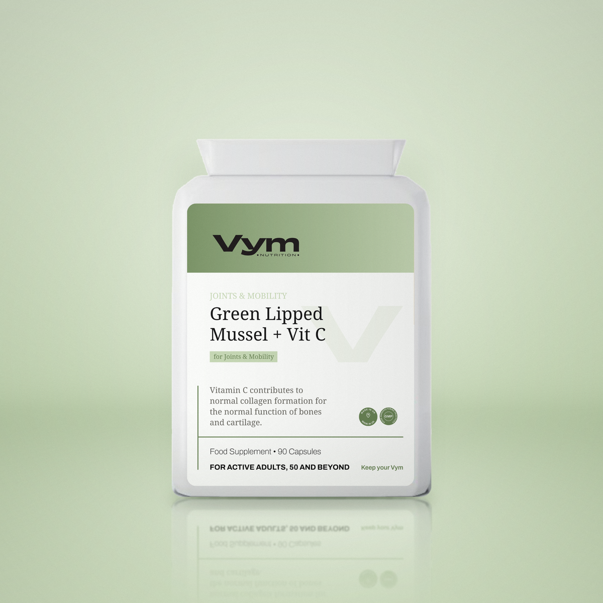Green Lipped Mussel 500mg + Vit C
