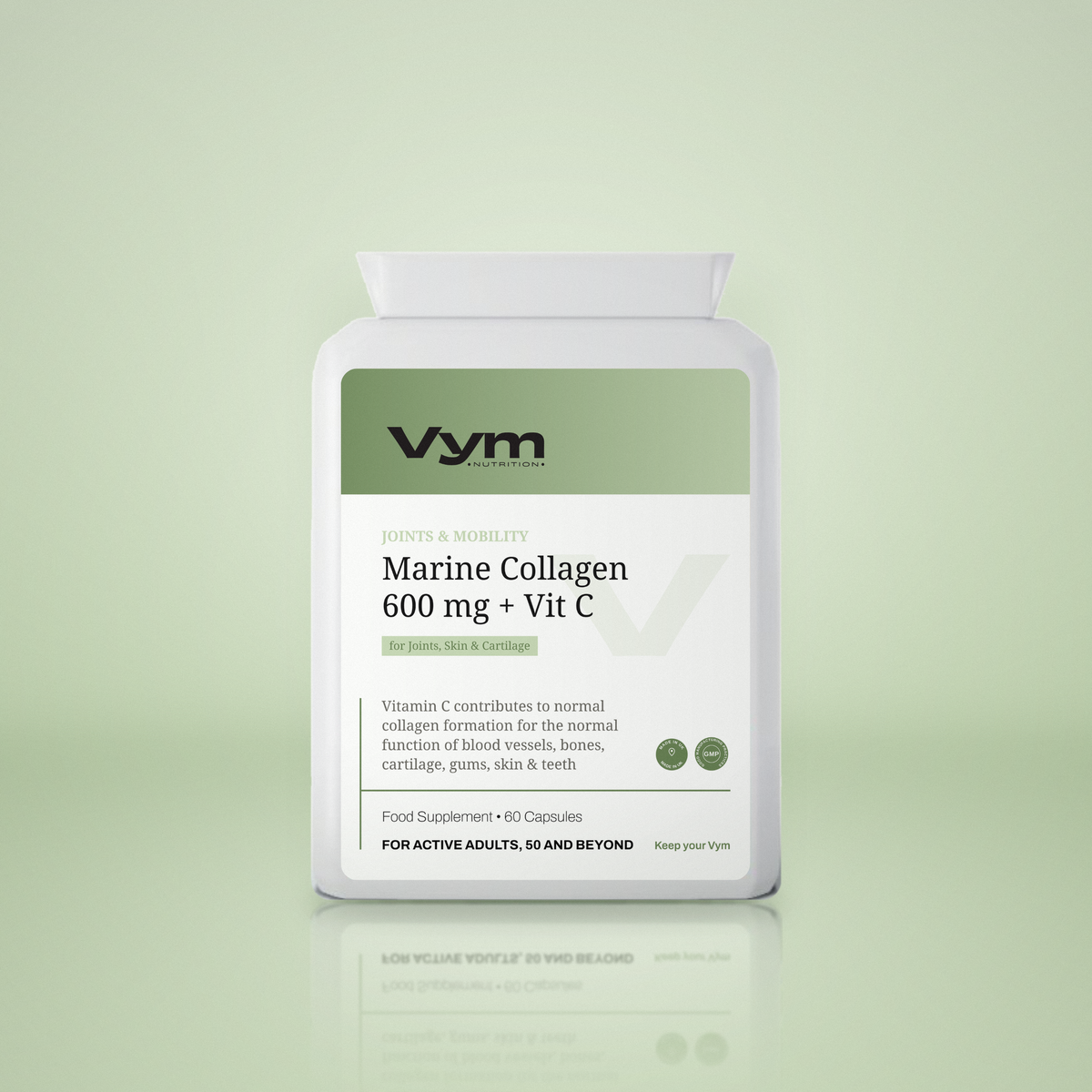 Marine Collagen 600mg + Vitamin C
